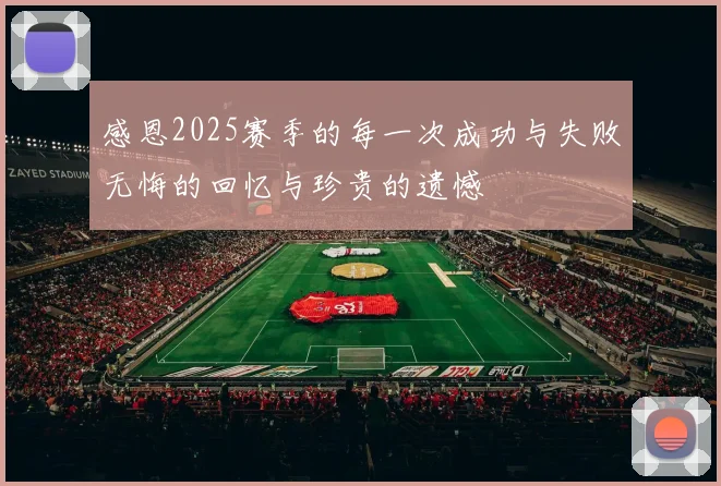 感恩2025赛季的每一次成功与失败无悔的回忆与珍贵的遗憾
