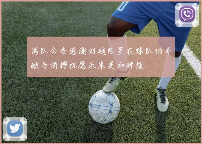 离队公告感谢刘越陈星在球队的奉献与拼搏祝愿未来更加辉煌